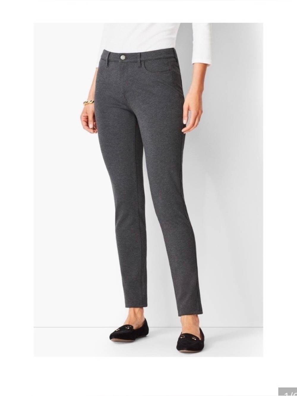 Talbots Black Skinny Jeggings ankle length nwt new